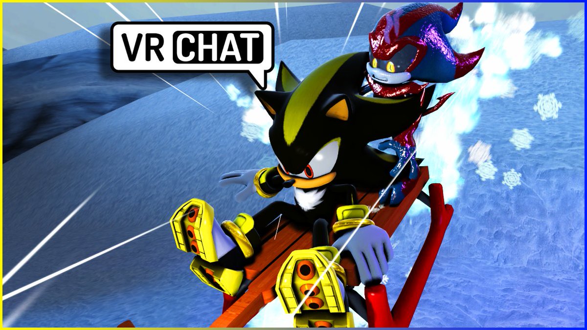 Speedy blue az X-en: „A snow adventure between Android Shadow and Eclipse  in vr chat  / X