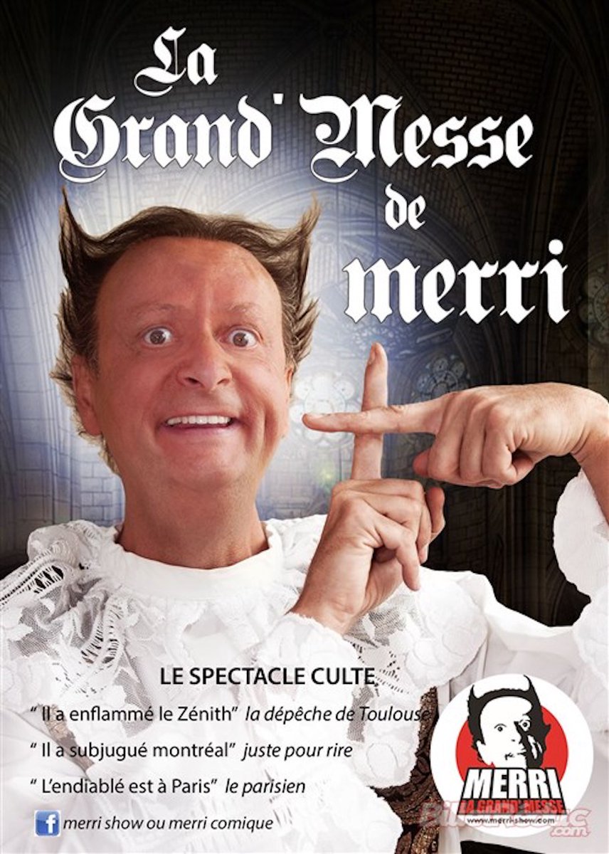 ATNBordeaux's tweet photo. Merri dans La Grand' messe
https://t.co/9sx50uvg8B

Une cérémonie pas très catholique ! Magie, quête, miracle et mariage au programme. Tout simplement hilarant !

#theatre #atn #bordeaux #talence #domainederaba #Raba #ideecadeau #bordeaux #bordeauxmaville #culture https://t.co/o65fWj2etf