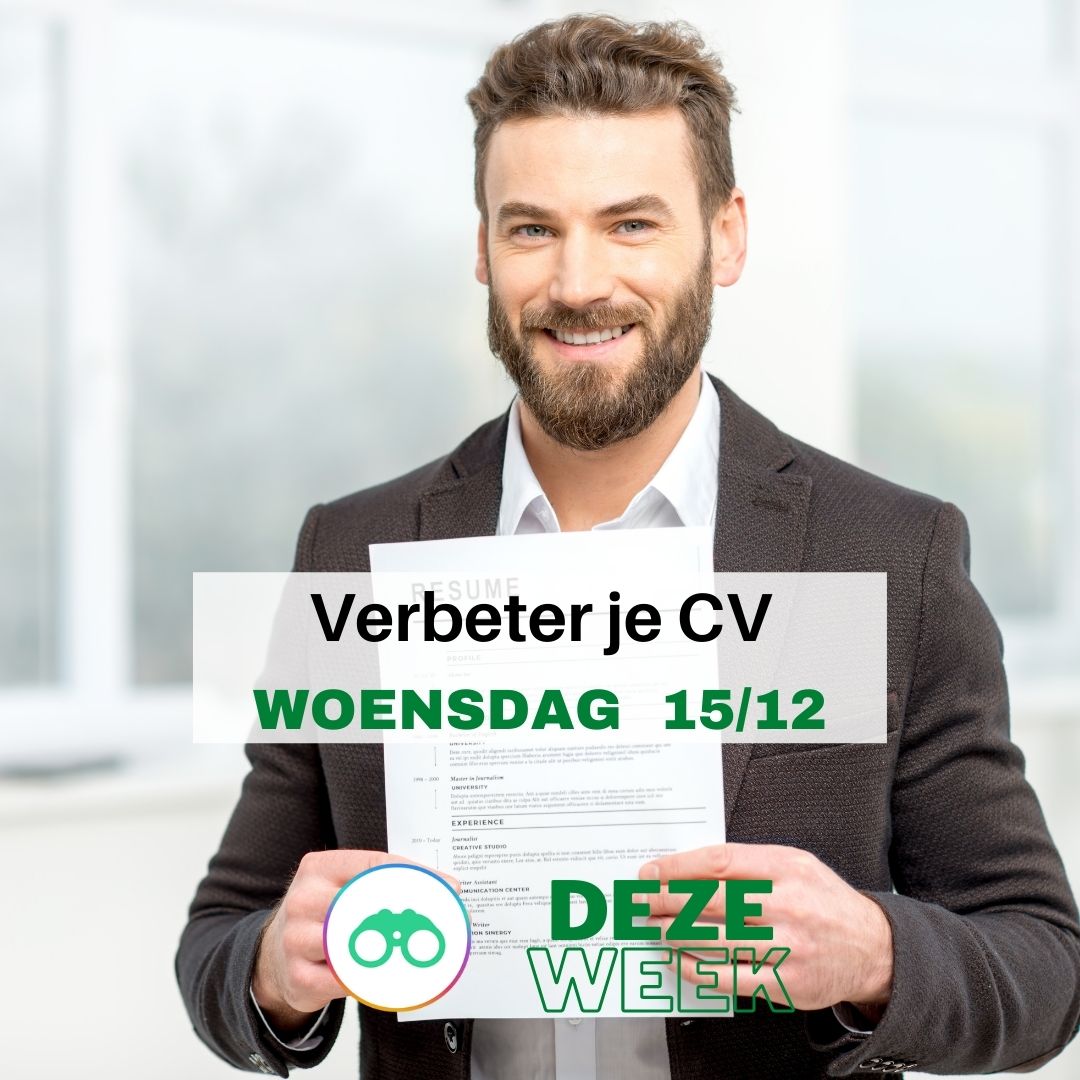 Een CV wordt op een paar seconden tijd 'gescand' en beoordeeld. Zorg dus dat het goed is!
-> tijdens onze gratis workshop maken we je CV #sollicitatieproof. 
Inschrijven doe je via onze website #samenzoekennaarwerk 👍