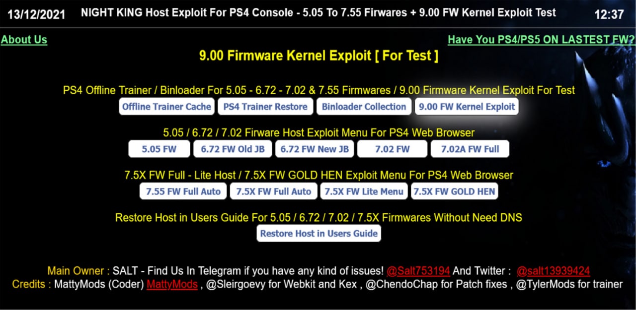 RELEASE] 5 New 6.72 Exploit Menus To Try