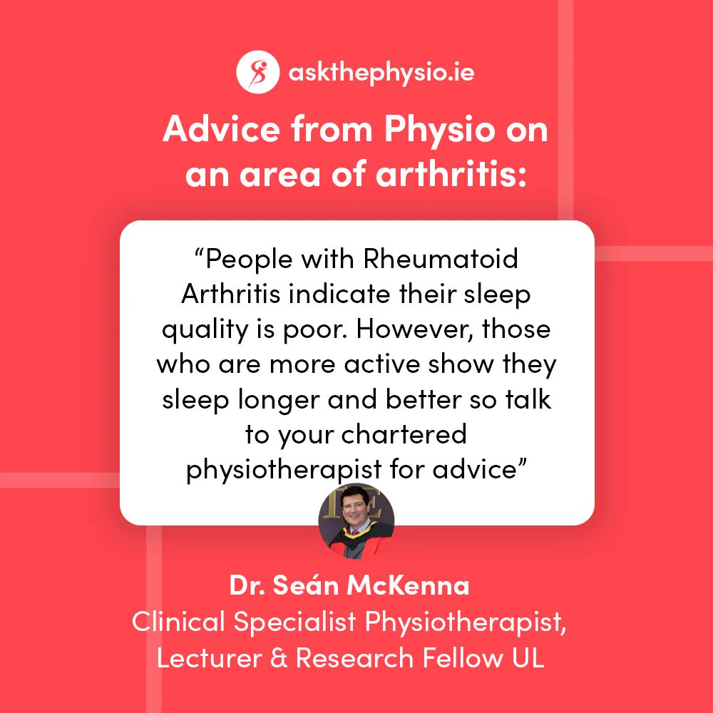 _ISCP_'s tweet photo. Studies in people with Rheumatoid Arthritis (RA) shows that walking could be a beneficial option in improving your sleep quality and duration so why not give it a try with support and advice from your chartered physiotherapist. 

@corktherapy @AlliedHealthUL https://t.co/XxWJIic0uC