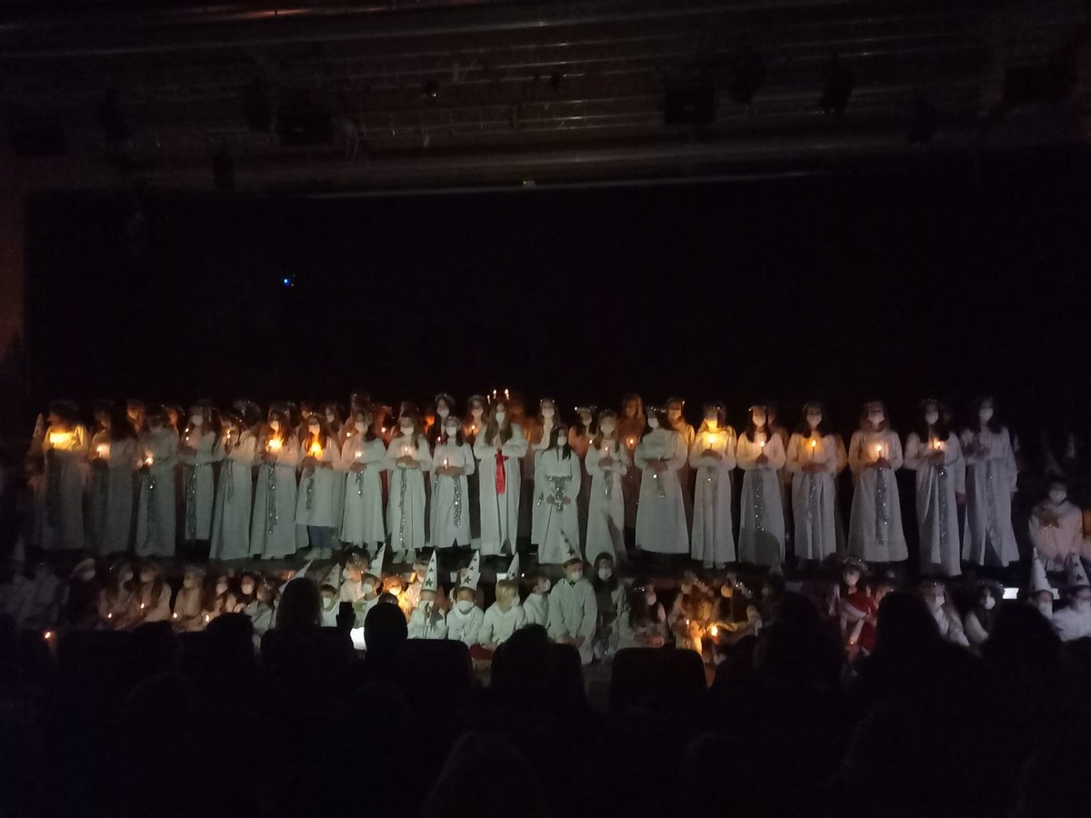 SectionSuedoise's tweet photo. Luciafirande 2021! #SectionSuedoise @lyceeinter #SanktaLucia #Lucia2021 https://t.co/fSEnoK0byA