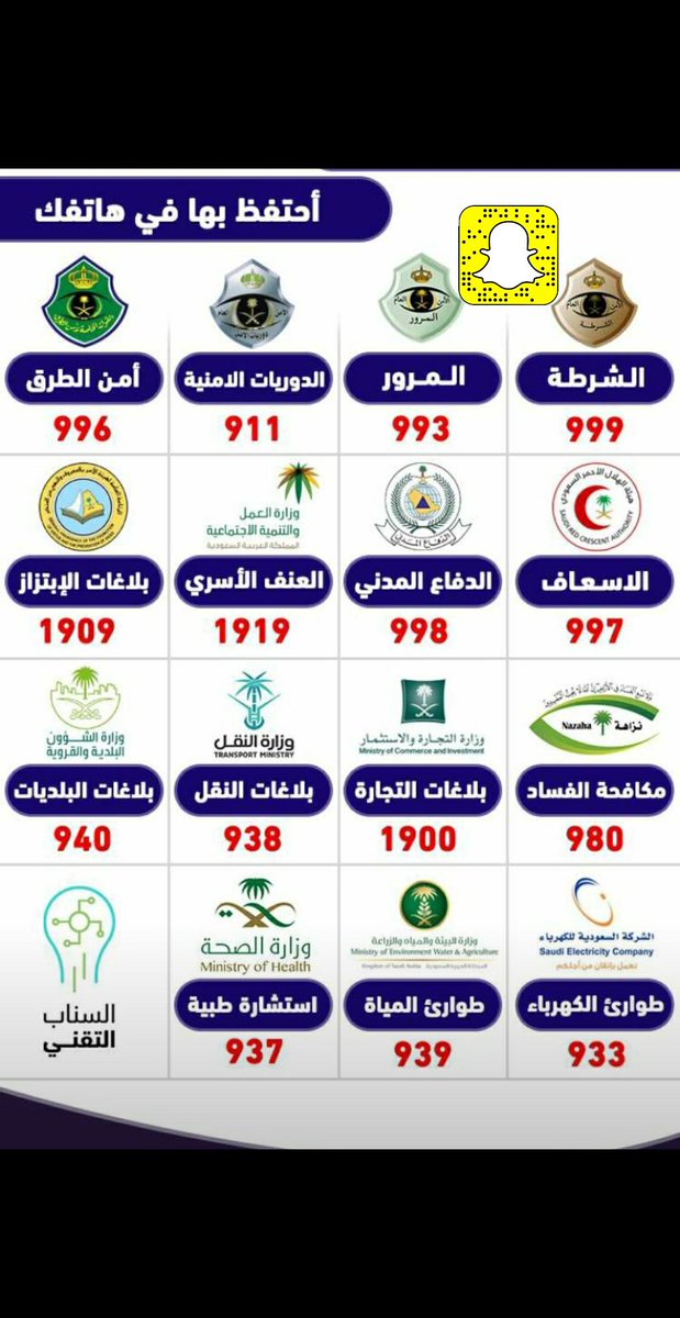 Co_aw2's tweet photo. ارقام تهمك 
للتوضيح : تم تغيير رقم الطوارئ الموحد الى 911 في بعض المناطق مثل منطقة مكة المكرمة ومنطقة الرياض وسيتم تعميمه على بقية مناطق #المملكة .
#ميزانيه_السعوديه2022 https://t.co/JFCKeztG7u