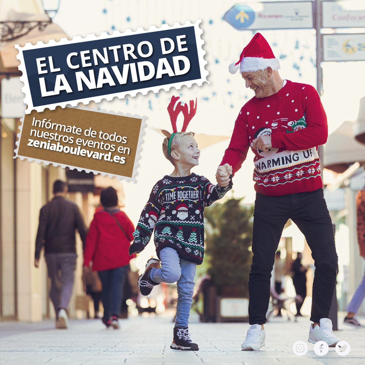 ¡Descubre todos los eventos que tenemos preparados para Navidad en nuestra web! 

zeniaboulevard.es/eventos