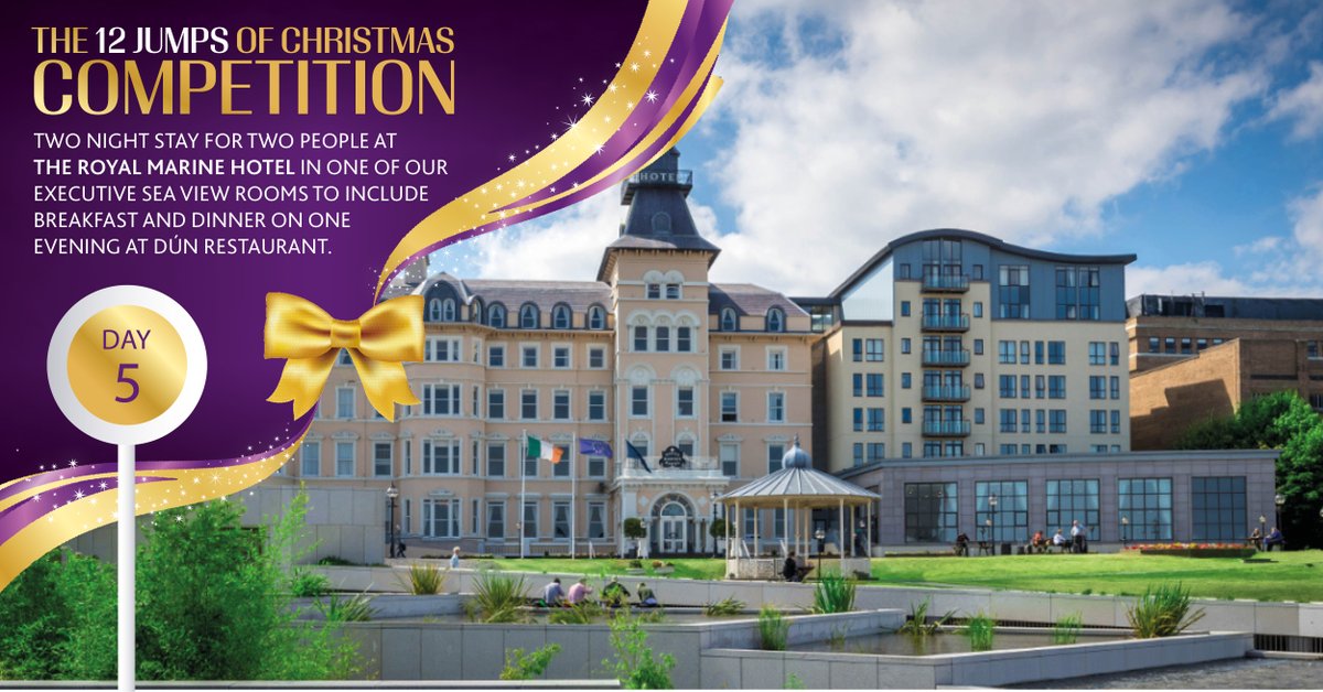 ⭐EXCITING GIVEAWAY⭐ Would you like to WIN a two night stay for two people at The <a href="/royalmarine/">Royal Marine Hotel</a> in an executive sea view room with breakfast and dinner on one evening at Dún Restaurant?

If so, retweet and enter here ➡️ bit.ly/3pKlu5R

#LeopardstownRC