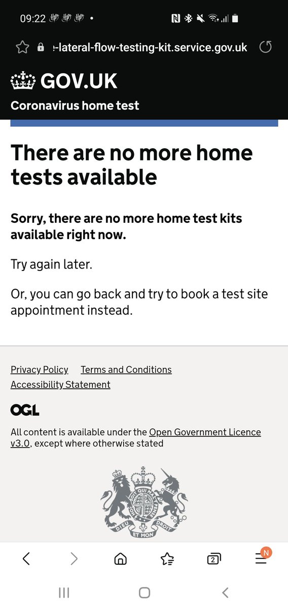 henhof10's tweet photo. The adverts says to test twice a week. Just been on to order more home tests and the is the answer???? @scotgov @NicolaSturgeon https://t.co/CCnyE51ObS