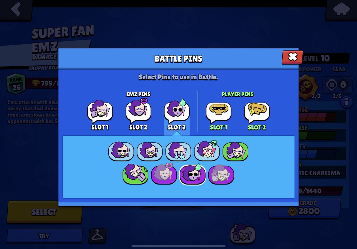 FTMKeienburg's tweet photo. Claim your FREE #PinPack today. Fallback is an #EpicPin! 🔥

Managed to complete my Emz collection thanks to it and also was able to purchase Director Buzz after reset. 😉

#brawlstars #brawliversary #brawlidays https://t.co/wZCRc4KvSB