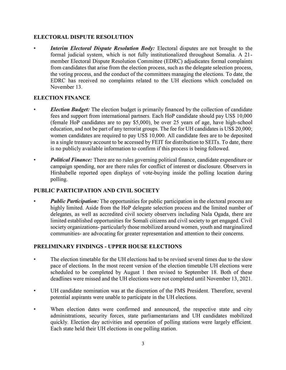 nalaogaada's tweet photo. The domestic observation team, @NalaOgaada has issued the below multi-faceted statement regarding the technical aspects of the electoral process. The statement specifically focuses on electoral integrity and accessibility of the observers.
#Somalia    (1/2 https://t.co/YEBiCJwudd