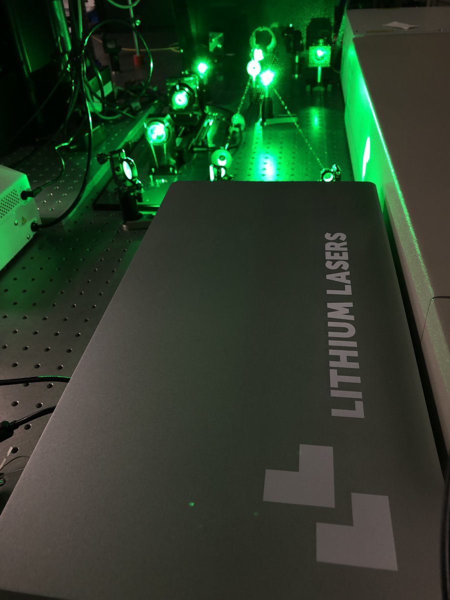 Another Lithium Six found a new home!
We installed our high-power green femtosecond laser at the Center for Life Nano- &amp; Neuro-Science. We are very proud to color with a bit of green light (3.5 Watt, &lt; 200 fs long pulses, 80 MHz) the IIT@Sapienza laboratory.
#highpowerlaser