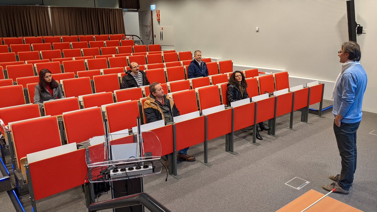 STELLAR_H2020's tweet photo. Our next activity has started! This week, a group of researchers and students from Bulgaria is visiting #ASTRON to learn about @LOFAR science operations, so we can better prepare for the future @LOFAR_BG station! https://t.co/F6GVkgPtB2