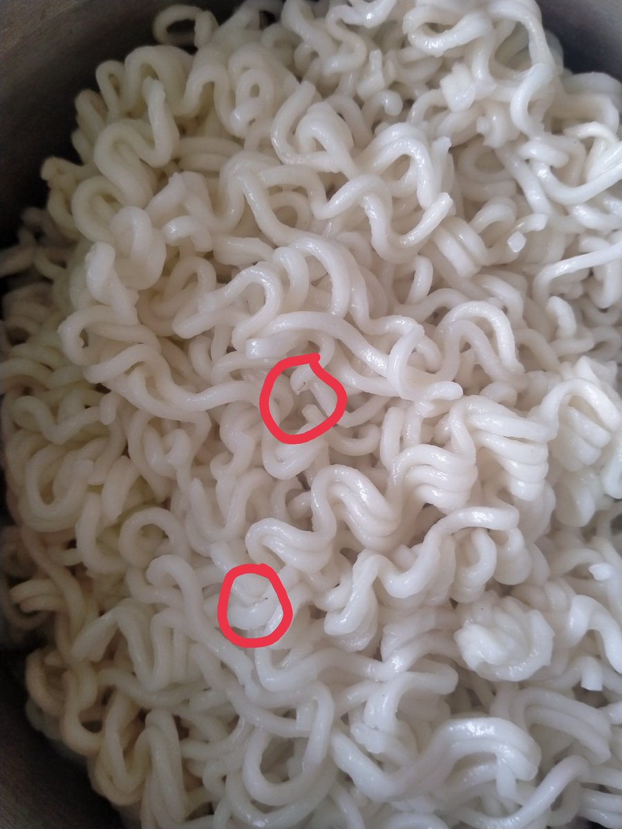 s_shreya28's tweet photo. @Nestle @nestle2013 @ConsumerReports @JioMart @consumerprotec3 @MaggiIndia @PMOIndia @jagograhakjago My Maggi had webs and worms,discovered while boiling it. It was not expired. Details has been encircled. Please share this info with everybody.#jagograhakjago #Consumer https://t.co/5Z0MY7frCD