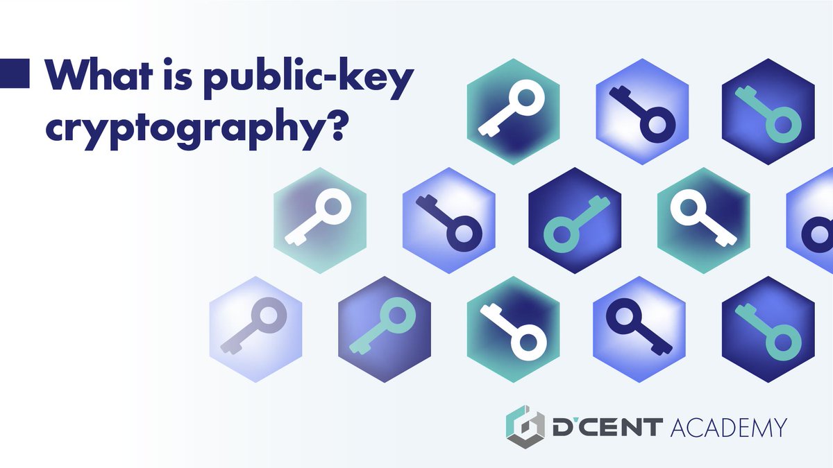 DCENTWALLETS's tweet photo. #DCENTAcademy
Learn the basics of blockchain technology.
🎯Cryptography basics🎯
Lesson #6 - "What is Public-Key Cryptography?"
https://t.co/MLcywuN8F3 https://t.co/VBGgf92sKS