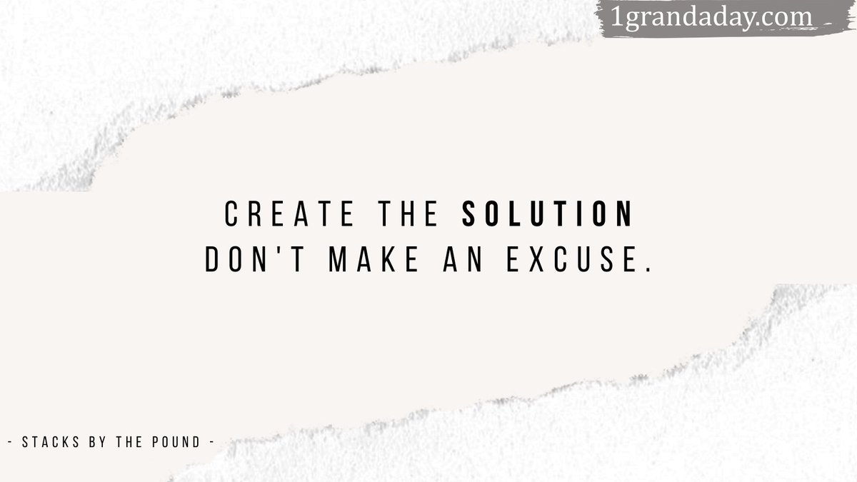 stackabundance's tweet image. Excuses not allowed.

#howtomakemoneyonline #howtomakemoneyfromhome #motivation #inspirational #affiliate #makemoneyonline #passiveincome #residuleincome