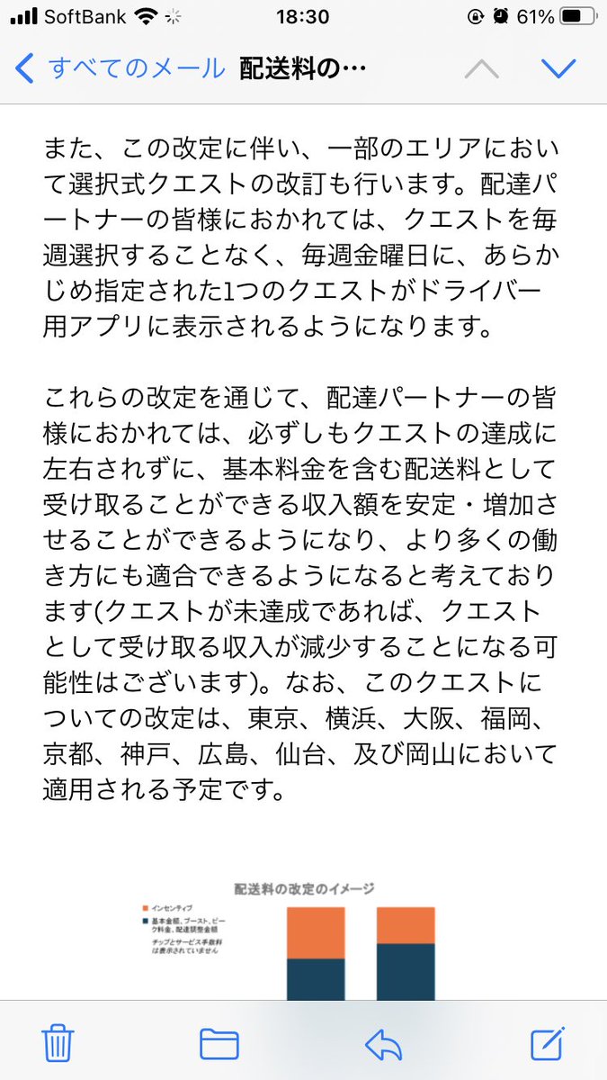 noshift_work's tweet photo. uber eatsスリコ改善か！？ https://t.co/Q6lloIyWYq