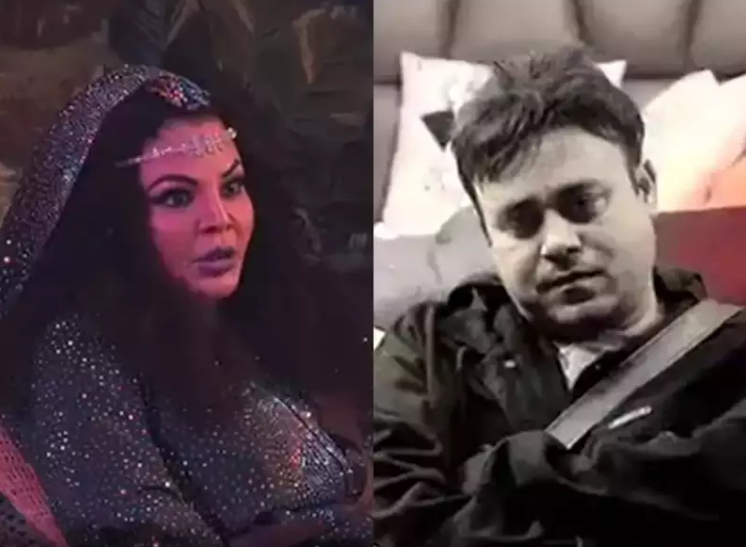 Sahil37201946's tweet photo. #BiggBoss15 : #RakhiSawant said that her husband #Ritesh had another relationship outside; saying: "Idhar bhi rakhega, udhar bhi rakhega to fir kaise chalega?" I disagree with this relationship.#BB15 #BB15ThePratikShow https://t.co/WsKsyC20g1
