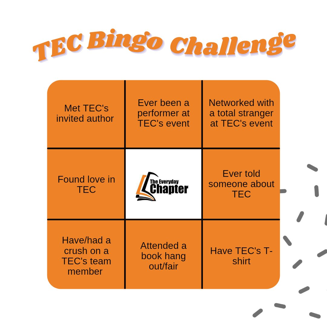 EverydayChapter's tweet photo. The Everyday Chapter Bingo Challenge!!🤩💃
Let's know how far you've come with us.
#bingochallenge #booklovers #theeverydaychapter https://t.co/6ooea8wtjD