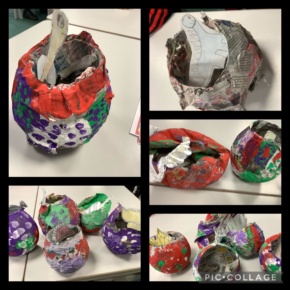 They hatched !! 
#dinosaur #dinoegg #science #designtechology #funcrafts