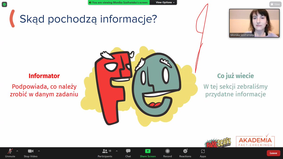 EDOlesnica's tweet photo. A piątkowy wieczór zakończyliśmy... warsztatami dotyczącymi fake-newsów i walką z dezinformacją w sieci! 🤩📱🔍

Bardzo dziękujemy naszemu partnerowi - @DemagogPL i jego analityczce Monice za poprowadzenie warsztatu🕵️‍♀️🕵️ 🇪🇺 https://t.co/t7MvLaVT59