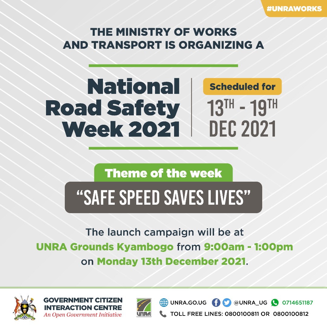 Gen. Katumba on errant Government drivers: "We may have to impound, name and shame them..."

#RoadSafetyWeekUG2021
