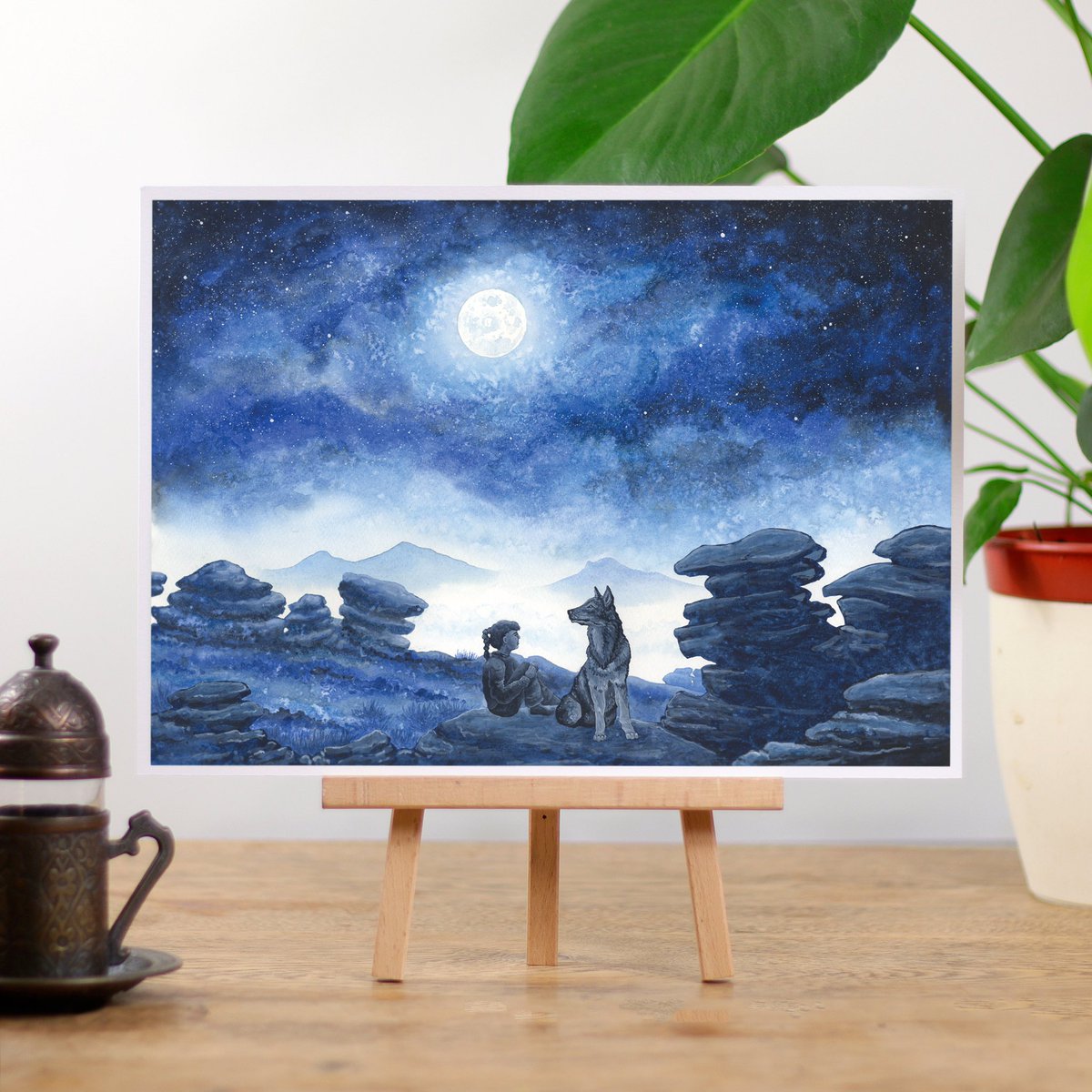 Sister Pack. Loved painting this one. Inspired by Dartmoor, Devon.

#wolf #art #illustration #Dartmoor