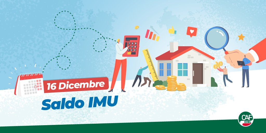 CafCisl's tweet photo. ⚠️ Se possiedi terreni o fabbricati hai ancora pochi giorni per calcolare il tuo saldo IMU 2021
Contatta la tua sede #CafCisl per assistenza nel calcolo entro il 16 dicembre!
📍https://t.co/w7P41YfK3o https://t.co/0hY4HqrUI5