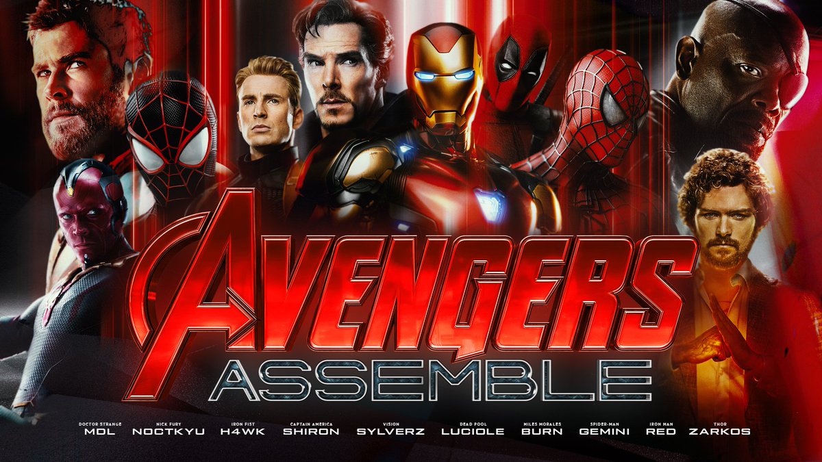HeavnAMV's tweet photo. Banner Avengers for @NoctKyuAMV MEP https://t.co/uqCQse1DjG