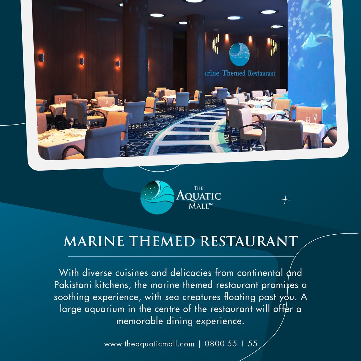 TheAquaticMall's tweet photo. Good food puts you in a good mood! Dine along with the marine life, a calming and soothing environment for your everyday meals.
Happy Eating!!
.
.
.
#underwateraquarium #underwatertunnel #theaquaticmall #mallsofislamabad #luxurylifestyle #lifestyle #apartment #malls #islamabad https://t.co/os5U6X9HI1