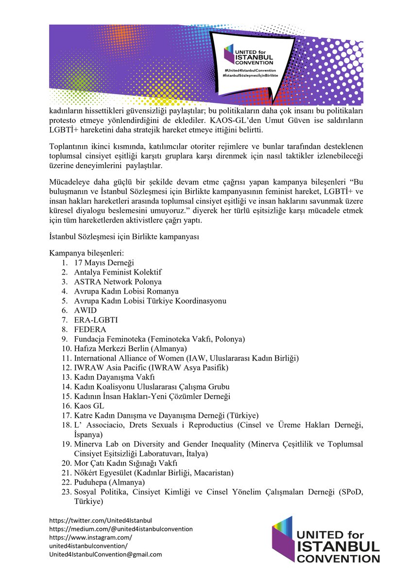 United4IstanbulConvention tweet media