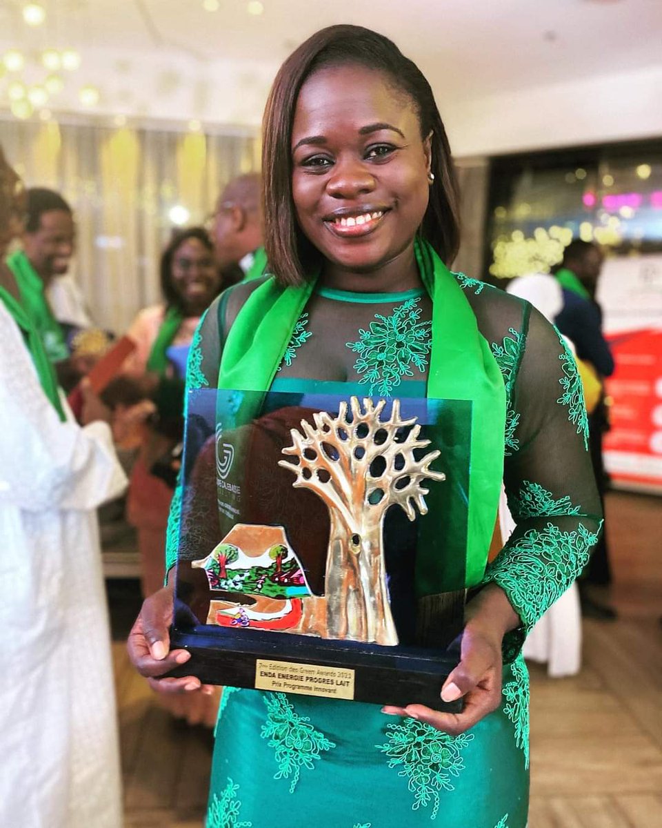 endaenergylinks's tweet photo. #Prix🏆🥇#EndaEnergie
Le programme régional chaine de valeur lait et énergie solaire #ProgresLait mis en œuvre par #EndaEnergie a été primé dans la catégorie #ProjetInnovent à l’occasion de la 7ème édition des #GREENAWARDS.
#MonLaitEstLocal
#Kebetu https://t.co/DOjeh8G144