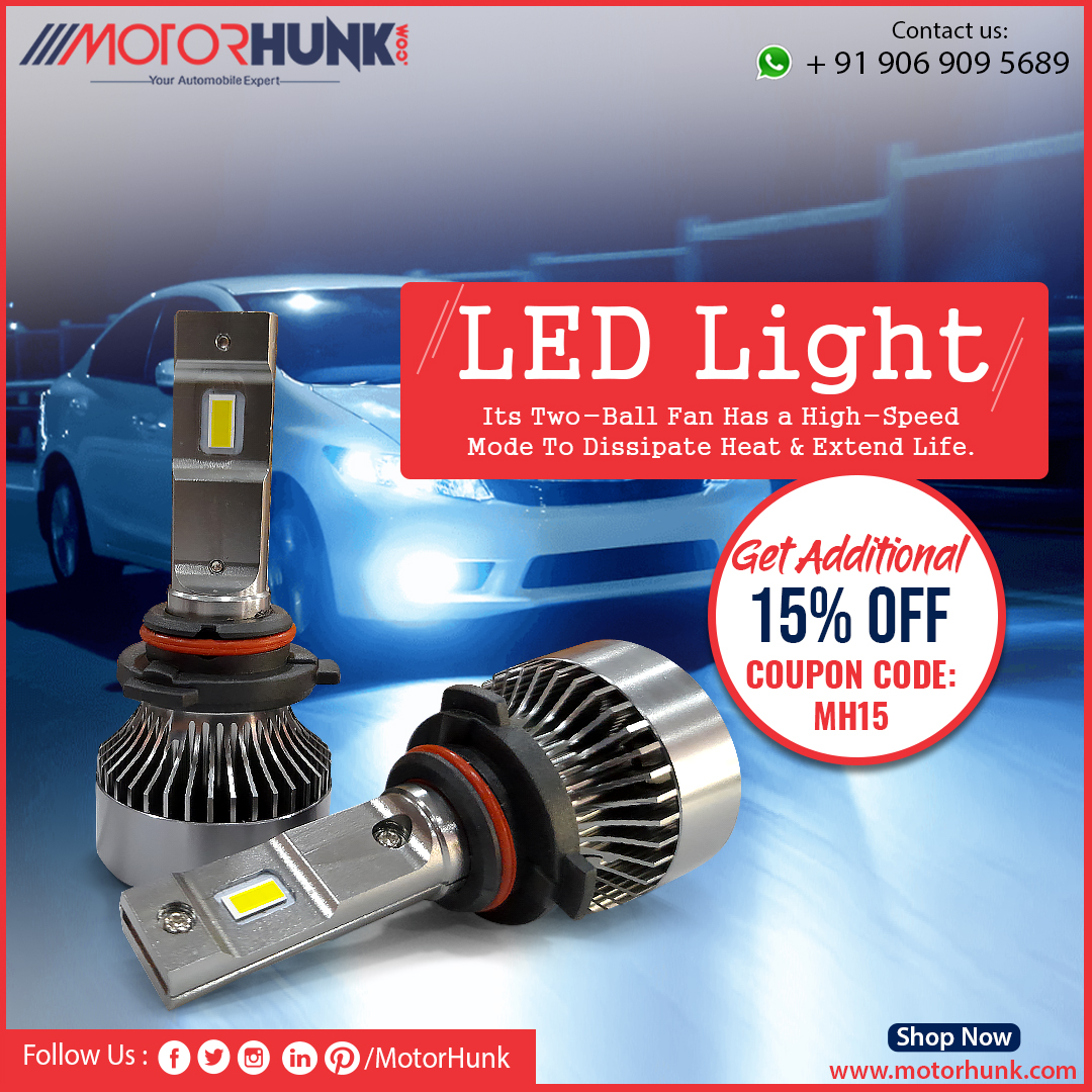 MotorHunk's tweet photo. #LED_Light Bulb is for use in Head Lights and Fog Lights of Car. #MotorHunk #CarAccessories #AutoAccessories #AutoStore #India ✅Offers and ✅Discount! ✓Free Shipping &amp; ✓COD. Order Now : https://t.co/QsaOpgax46 https://t.co/cCJ8GXHTy5