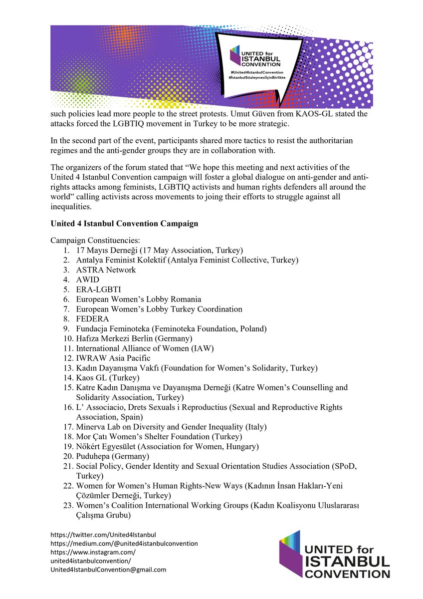 United4IstanbulConvention tweet media