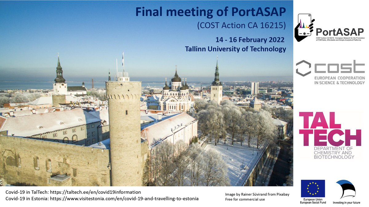 COST_PortASAP's tweet photo. It is our great pleasure to invite you to participate in the Final Meeting of our Action in #Tallinn
ποΈ 14 to 16 February 2022
π» https://t.co/8HKDV5EOkE https://t.co/eUdaL25Q9W