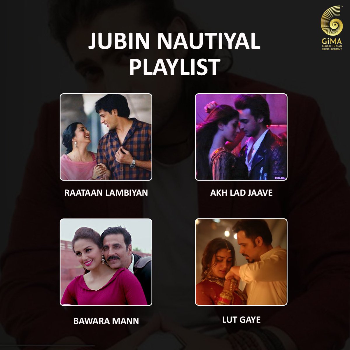 GiMA (@gima) on Twitter photo Which is your favourite <a href="/JubinNautiyal/">Jubin Nautiyal</a> song?
Tell us in the comments below!
.
.
#thegimas #playlist Which is your favourite <a href="/JubinNautiyal/">Jubin Nautiyal</a> song?
Tell us in the comments below!
.
.
#thegimas #playlist