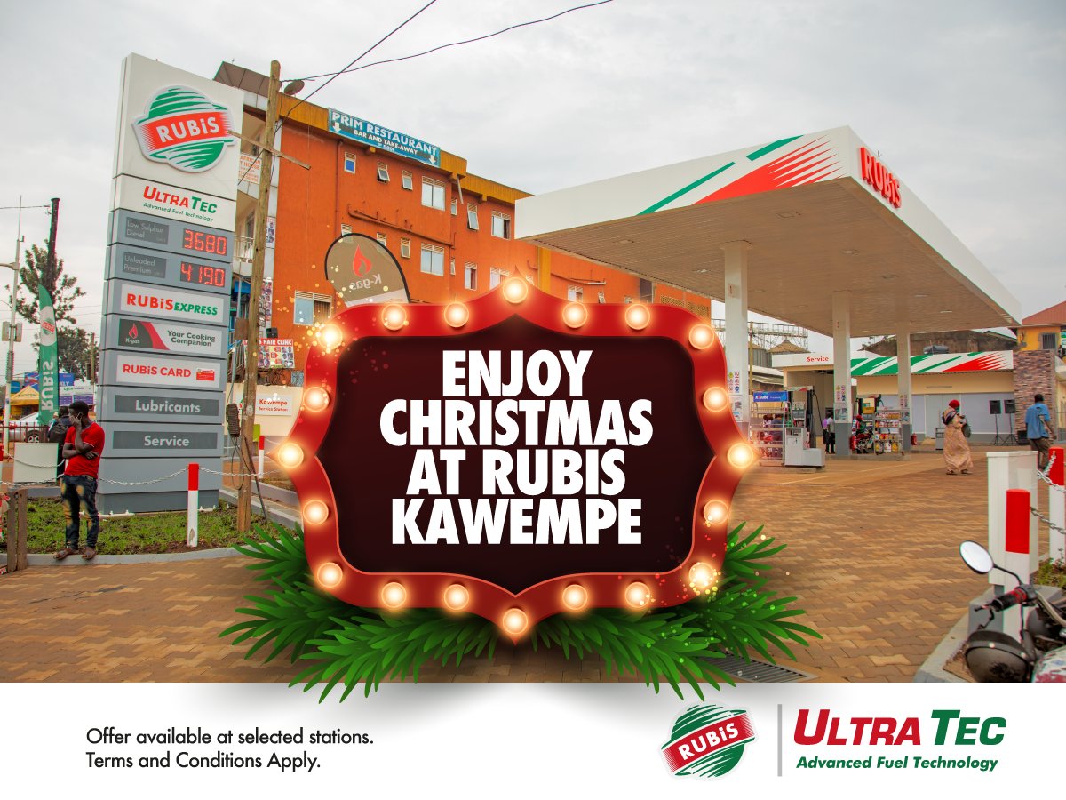 RUBiSEnergyUG1's tweet photo. WIN a gift 🎁instantly at Rubis Kawempe. Simply Fuel ⛽ with Rubis UltraTec Petrol or Diesel to win. Offer available today and tomorrow. #ChristmasAtRubis 🎄 https://t.co/tLiAMOBrBl