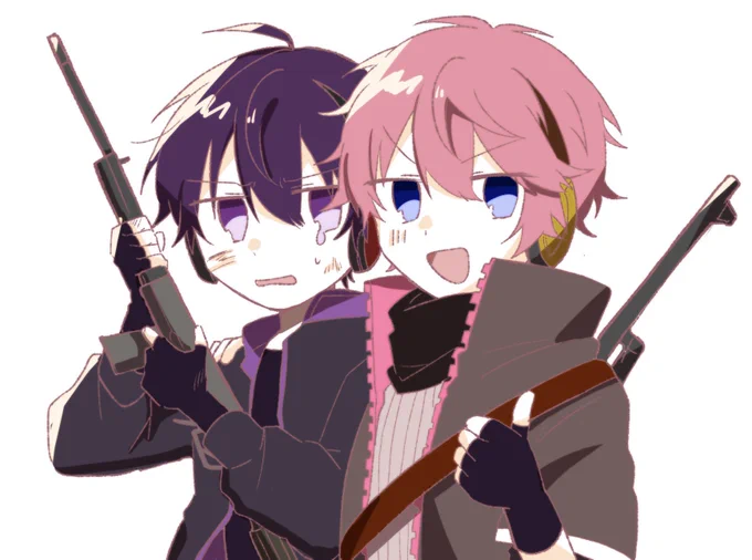 💜💗枠の時描いて放置されてたやつ 
