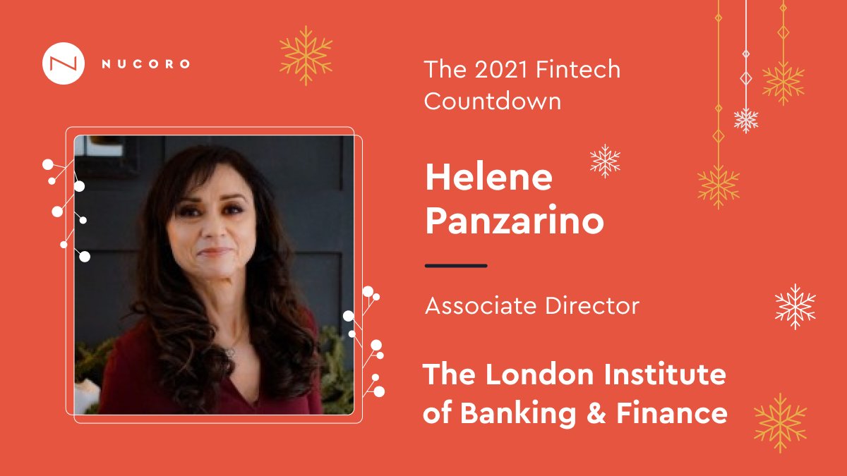 It’s day 13 of our countdown, and we’re spotlighting <a href="/HPanzarino/">helene panzarino</a>! Learn more about her goals to help and educate those that have been left financially vulnerable due to the instability over the past couple of years: nucoro.com/fintech-countd…

#fintechcountdown #wealthmanagement