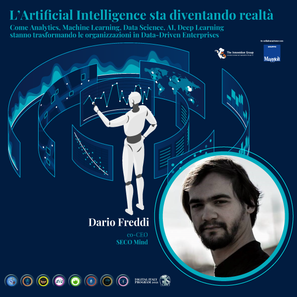 TIG_italia's tweet photo. L'#IntelligenzaArtificiale permette di sviluppare soluzioni sempre più innovative in grado di migliorare prodotti e processi produttivi.
Ne parleremo alla web conference di domani in compagnia di Dario Freddi, Co-CEO, #SecoMind.

✍🏻Registrati https://t.co/MdUheYxGin

#TIGdigitaly https://t.co/dGlagH5Uul