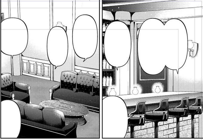 今やってる原稿でセリフやキャラ入れたら隠れちゃう魔法舎の背景たち見てってください～

#まほやく_FA 