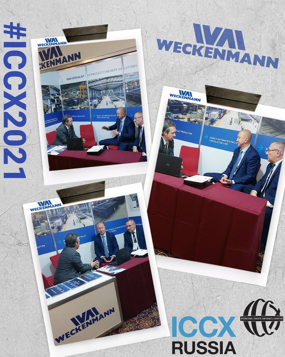 Weckenmann's tweet photo. We would like to thank the numerous visitors at the #ICCX in St. Petersburg and the interesting conversations at our booth. 

#WeckenmannAnlagentechnik #Weckenmann #iccxrussia #iccx2021 https://t.co/XTa65jbECP