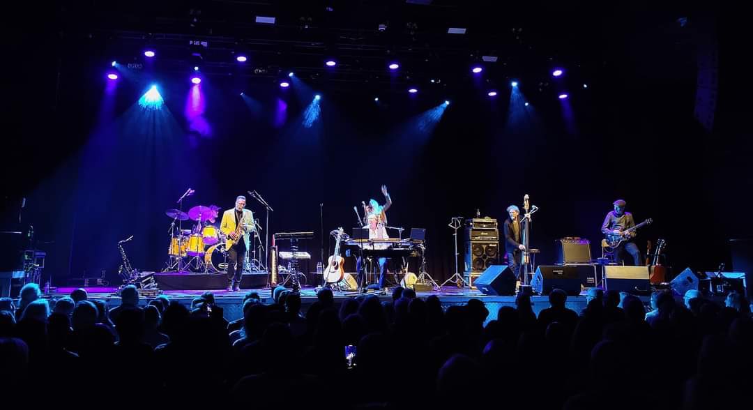 BobbyRicketts's tweet photo. Last Friday night @amagerbio, one of Copenhagen’s premier large venues, performing with iconic Danish legacy band #Moonjam feat. troubador legend #Sebastian as special guest.

#bobbyricketts #saxophone #saxophonist #artistry #jazzlife #ontheroad  #flow #mastery #deeplistening https://t.co/lVuVHoi2nx