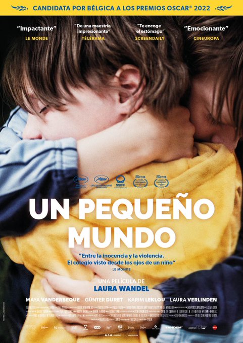 FundacionANAR's tweet photo. Este 21 de diciembre tenéis una cita benéfica en #Madrid y #Barcelona en @CineYelmo para ver la película 'UN PEQUEÑO MUNDO' gracias a @Avaloncine 💪

Todo lo recaudado irá destinado a nuestra fundación para la prevención del acoso escolar

🏷️Entradas➡️ https://t.co/3kcQRYZjlw https://t.co/qQFjuKk5qC