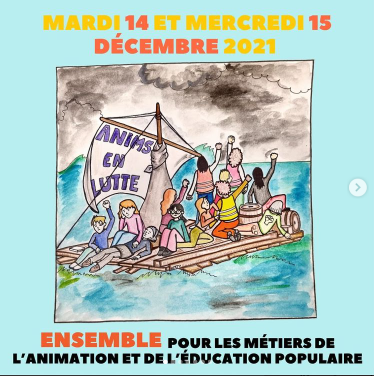 UnionSolidaires's tweet photo. 📌Les métiers de l’animation sont en lutte !
Les salarié-es du secteur de l'animation appellent à la grève les 14 et 15 décembre pour l'amélioration de leur conditions de travail, la reconnaissance de leur métiers et pour la revalorisation de leur salaire ! #animationenlutte https://t.co/cDY8gVmROy
