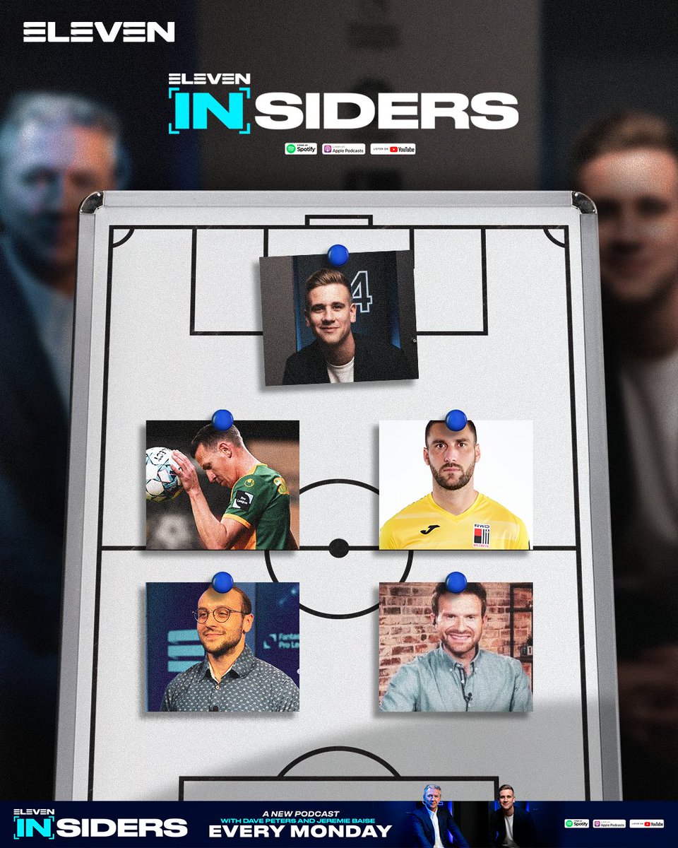 DAZN_BEFR's tweet photo. #ElevenInsiders | Édition spéciale sur la D1B aujourd'hui. Voici nos invités ! 🎙️🇧🇪 https://t.co/2XnNS7drt6