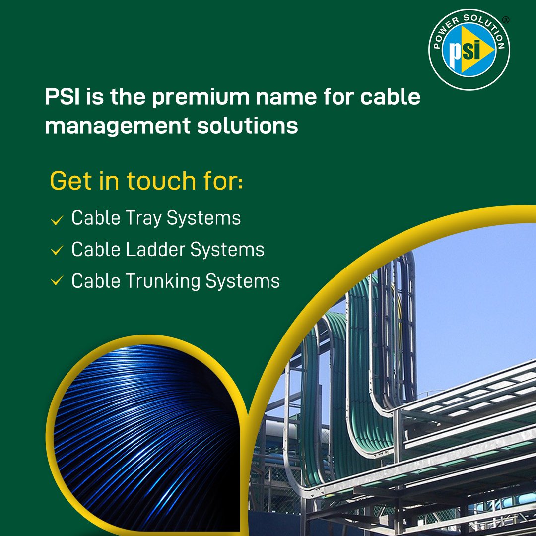 powersolutionme's tweet photo. Are you looking for a reliable manufacturer you can trust in the cable management industry? Power Solution Industries is driven by excellence in Engineering &amp; is your one stop solution. Reach out to us for the premium cable management solutions.

#psi #powersolutionindustries https://t.co/kLyxTWgBEV