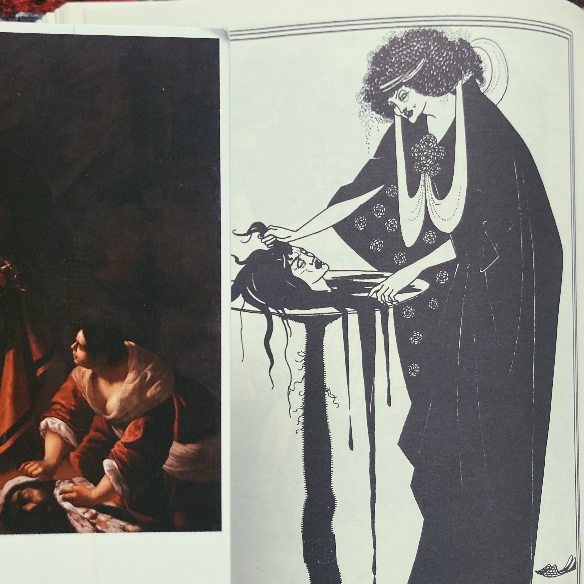 Aubrey Beardsley Artemisia Gentileschi Judith And Her Maid Abra With The Head Of Holofernes S 1645 1650 Aubrey Beardsley The Dancer S Reward For Salome By Oscar Wilde 14 T Co Ba1tt9ke25