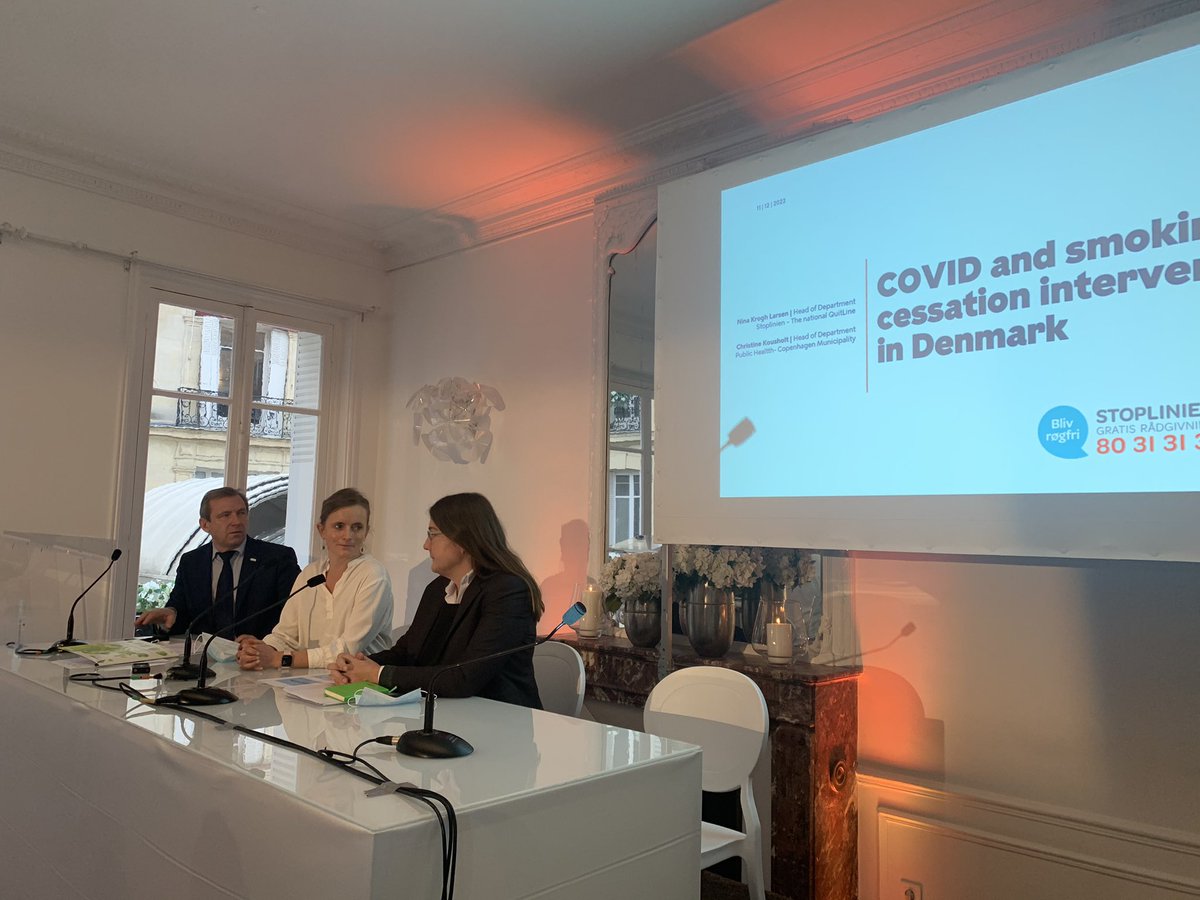 A unique intervention from Denmark providing smoking cessation aid during COVID pandemic at vaccination and test centres, presented by <a href="/NinaKroghLarsen/">Nina Krogh Larsen</a> and Christine Kousholt at #ECTC2021
