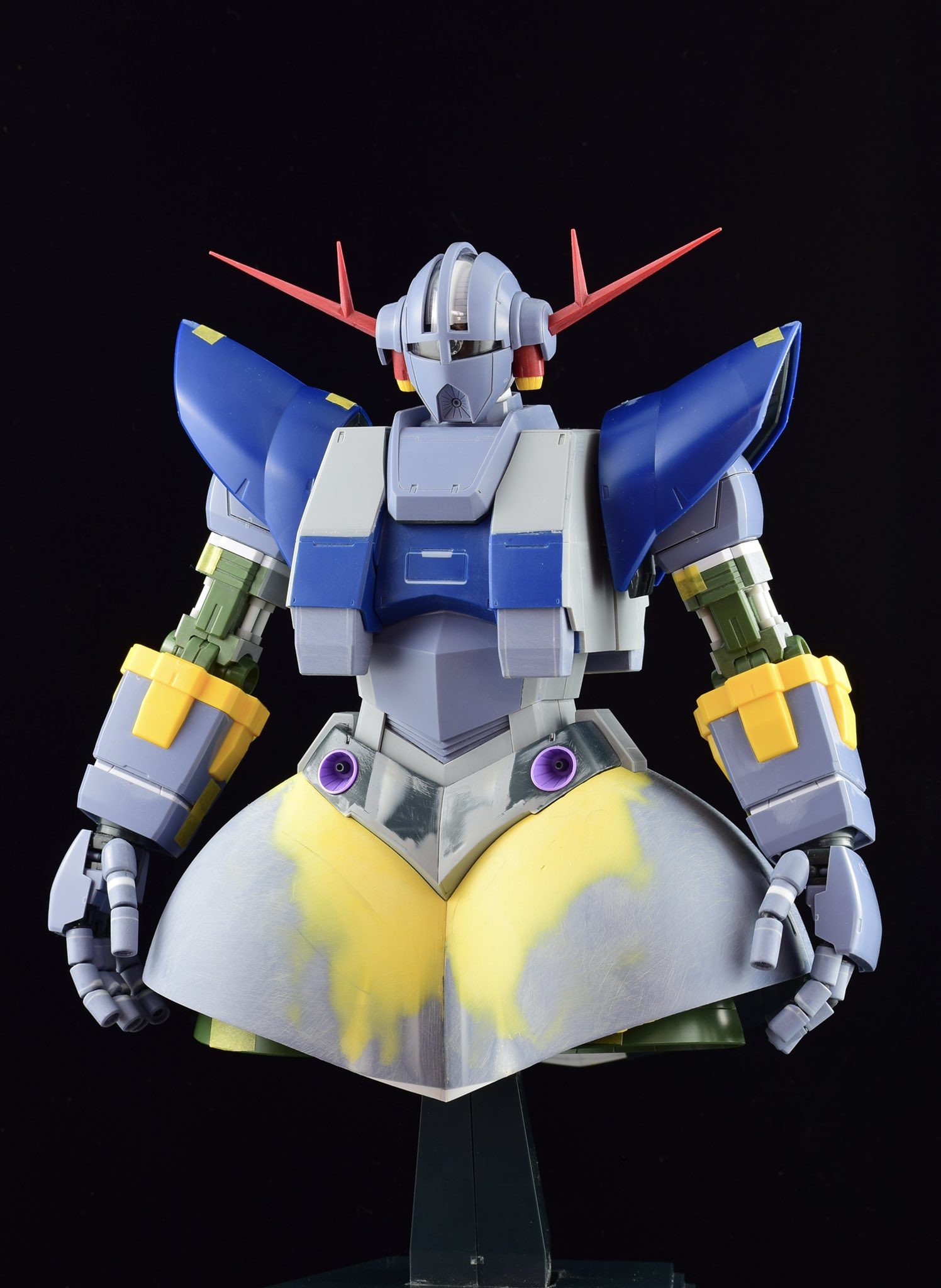 B-CLUB ガレージキット 1/100 MSN-02 ジオング 改修・全塗装・完成品