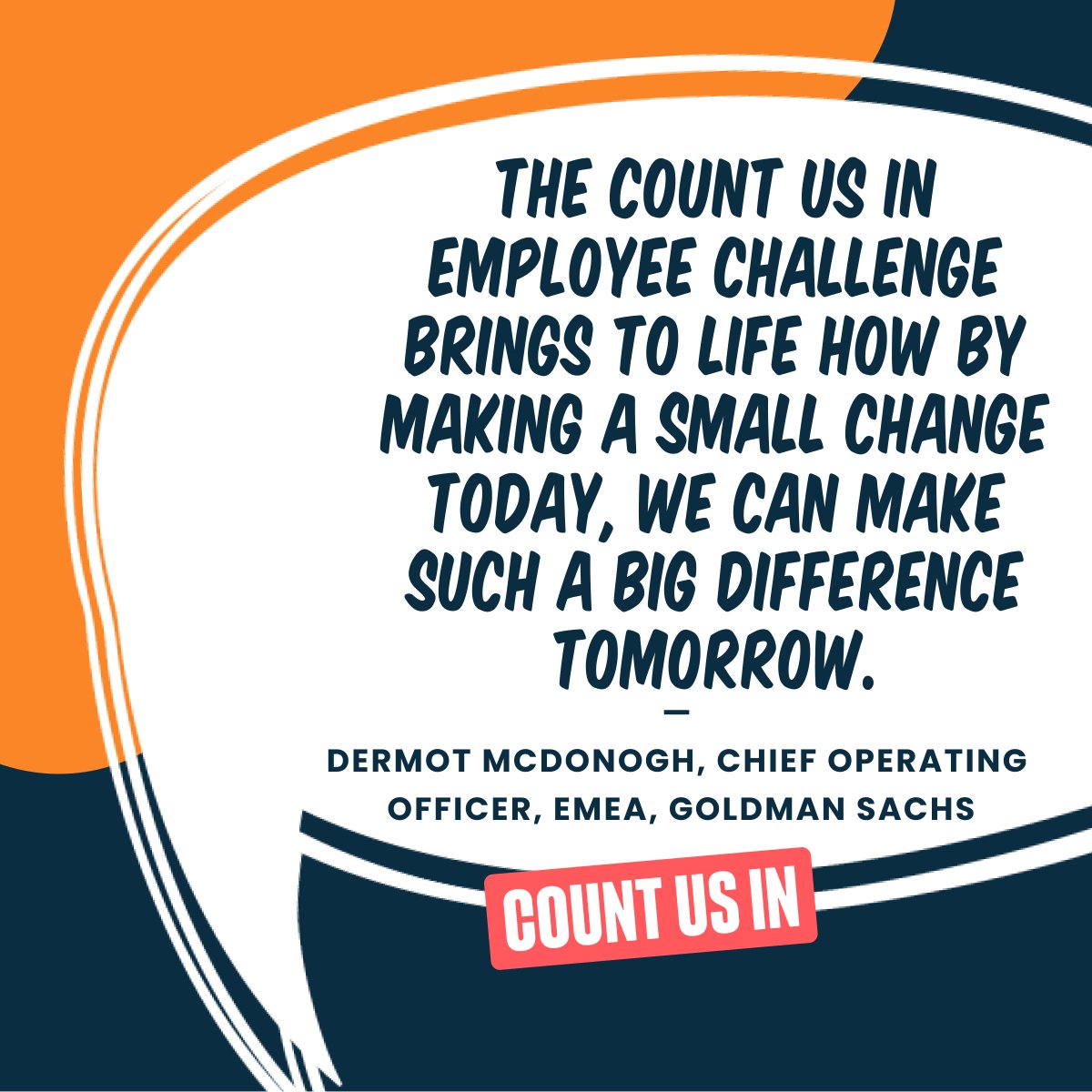 CountUsInSOCIAL's tweet photo. Harnessing the power of collaboration 🤲 is vital to building a low-carbon🌬️ future.
 
Through the #CountUsInEmployees Challenge we’re working with orgs like @GoldmanSachs to protect what we❤️ from the effects of climate change🌎.

Will you take a step?👉 https://t.co/dZrSpRyZVx https://t.co/l1hxNwUNv2