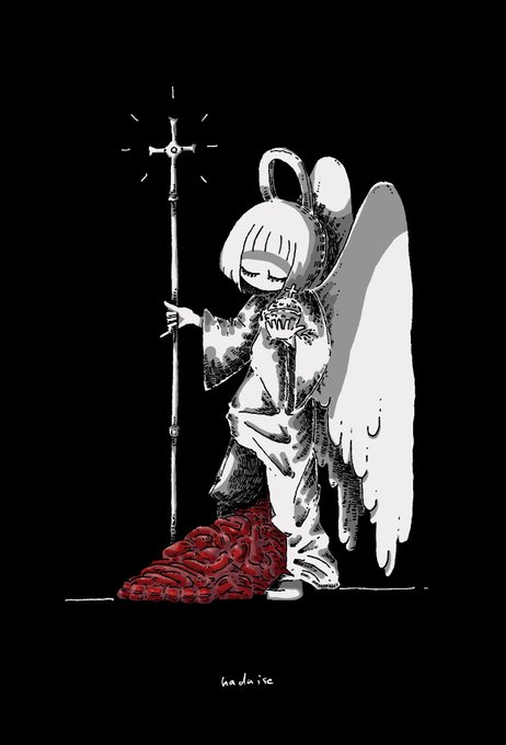 神像と臓物

#お絵描き #イラスト 
