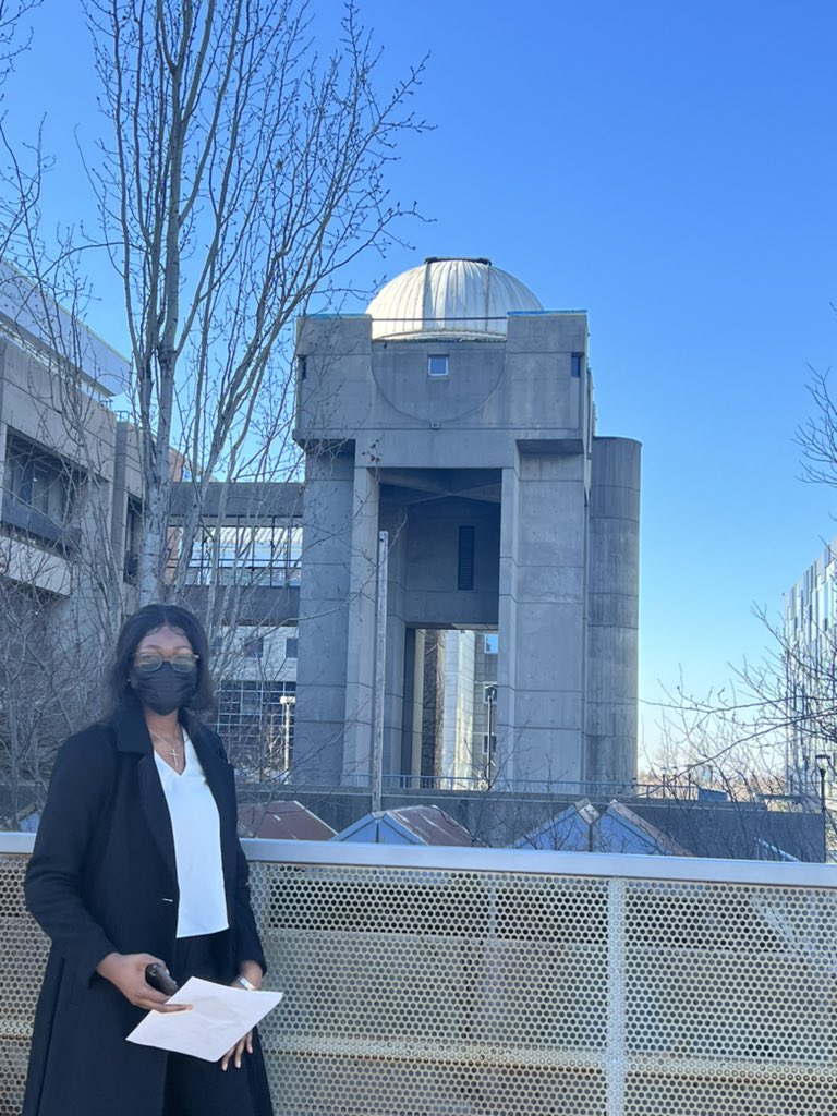 shayleabee's tweet photo. @drbeccapr #OUCHLabHolidayHunt #TeamSantaSpyKids Clue#8 An ideal place to gaze into the skies and see stars as bright as the futures of OUCH lab undergrads like @desola_p https://t.co/zahFqv4NQm